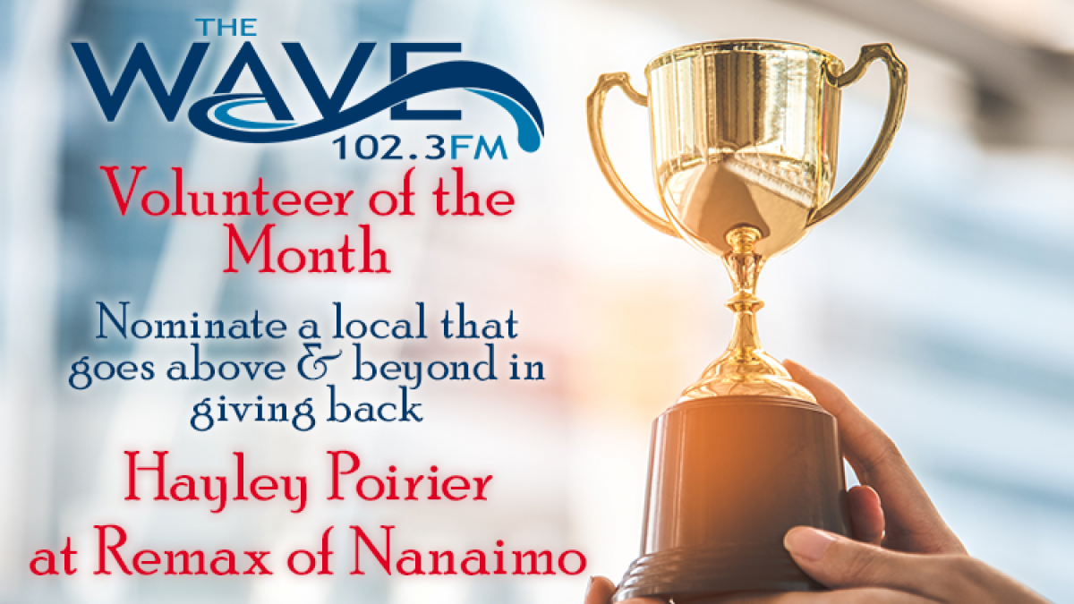 Volunteer of the Month with Hayley Poirier at Remax of Nanaimo
